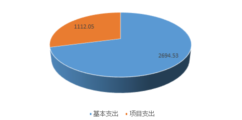 图2：基本支出和项目支出情况