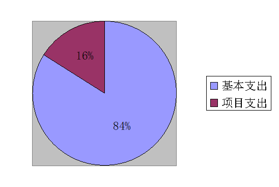 图2：基本支出和项目支出情况